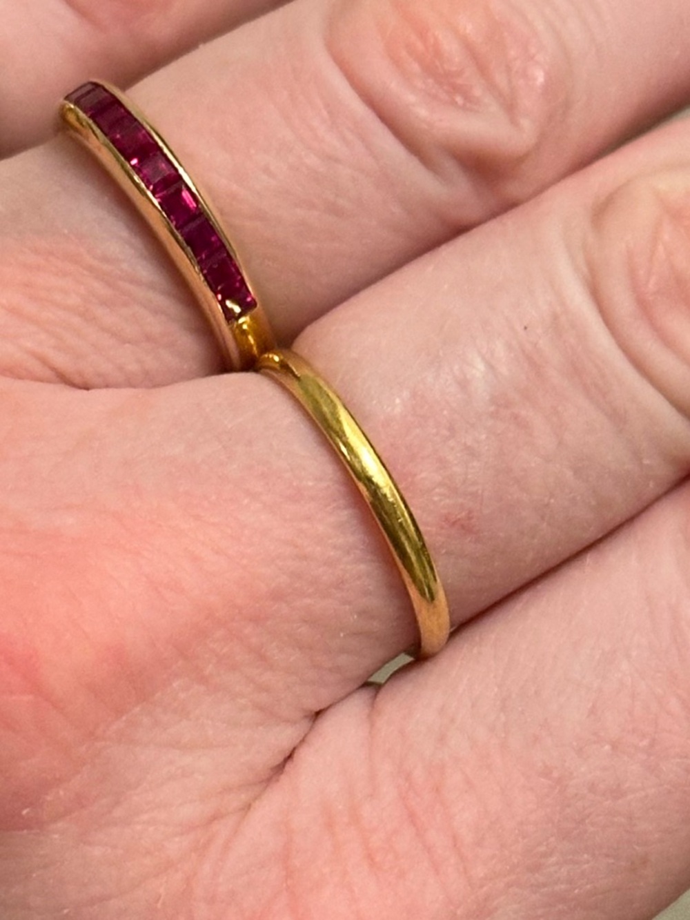 Catbird 22K Solid Gold Old World Classic Wedding Band Size 7.5 - Picture 5 of 13